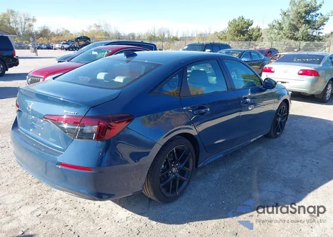 2025 Honda Civic Hybrid from USA, damaged, VIN 2HGFE4F86SH342181